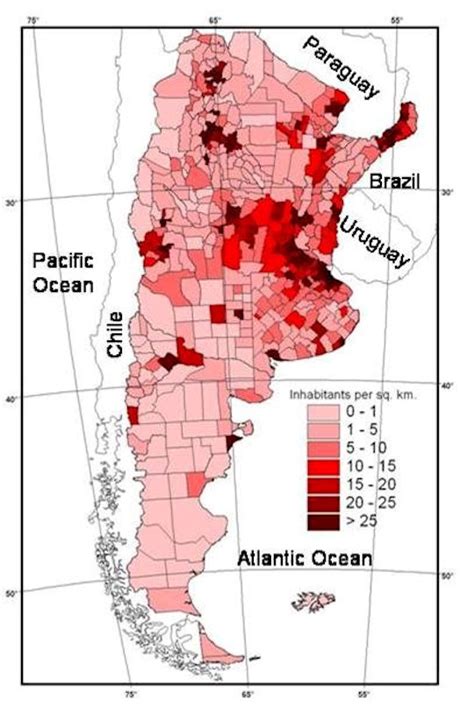 List of cities in Argentina by population.
